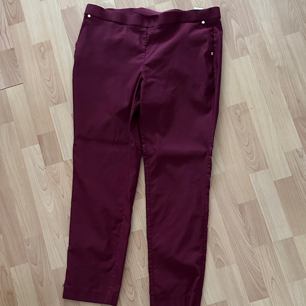 Anne Klein Deep Red Garment